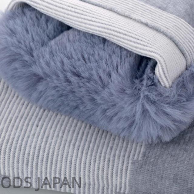 送料無料 膝サポーター 膝ウォーマー 防寒 保温 ふわふわ エコファー