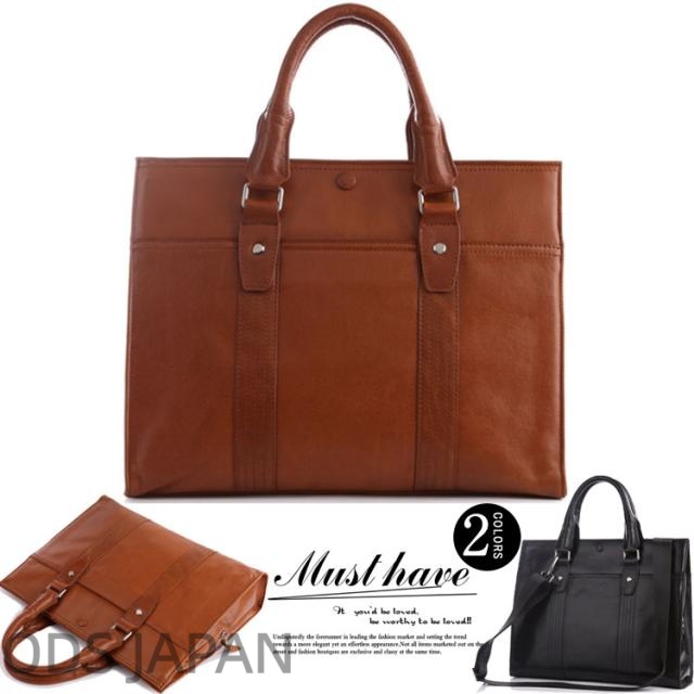 本革紳士用ビジネスバッグ ショルダーバッグ メンズ 2WAY レザーバッグ 斜めがけ 本革 牛革 鞄 ビンテージ風 ビジネスブリーフケース 通