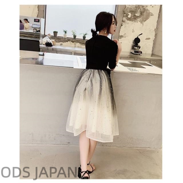 ワンピース パーティードレス レディース ショット オシャレ 切り替え