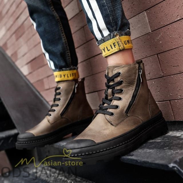 シューズ メンズ 紳士靴 ファッション メンズシューズ ビジネス メンズ オシャレ カジュアルシューズ メンズブーツ ハイカット 通勤通学 カジュアル