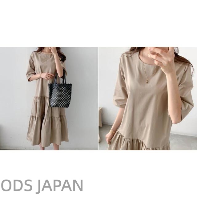 ワンピース レディース 40代 キレイめ マキシワンピース 夏 半袖