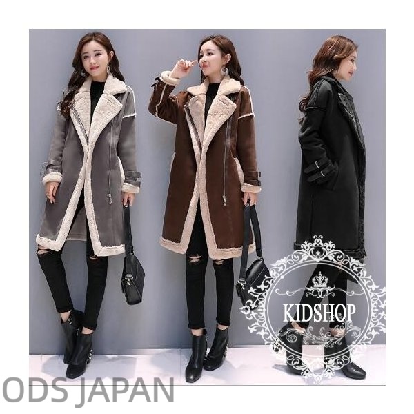 ムートンコート ロング丈 ファーコート トレンチコート スエード コート レディース ロングコート マキシ丈 チュニック 長袖 体型カバー 前開き カジュアル風 秋