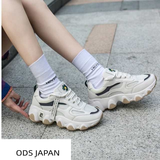 ダッドスニーカー レディース 痛くない 厚底 楽ちん 走れる 歩きやすい 疲れない 10代 20代 30代 40代 オフィス ビジネス OL オンオフ ダッドスニーカー レディース 痛くない 厚底 楽ちん 走れる 歩きやすい
