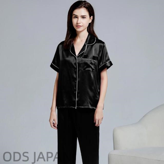 シルク パジャマ シルク レディース シルクサテン シルクパジャマ 6A