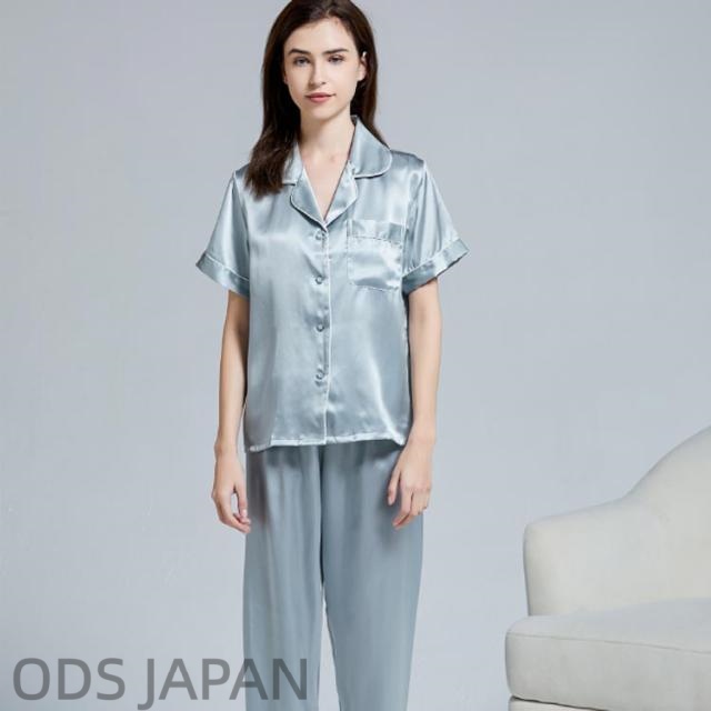 シルク パジャマ シルク レディース シルクサテン シルクパジャマ 6A