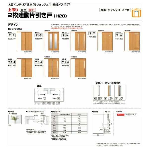 室内引戸 片引き戸 上吊り ケーシング枠 ケーシングセット 引戸 YKKap ラフォレスタ laforesta BEデザイン 錠無 錠付 ykk 建具 板戸 障子 リフォーム DIY - 8