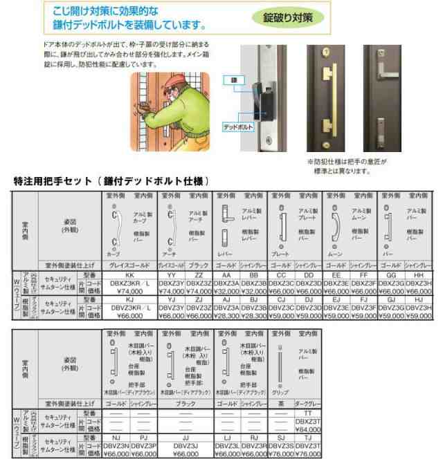 特注寸法 玄関ドア リクシル クリエラR 20型 親子ドア ランマ無 鎌付