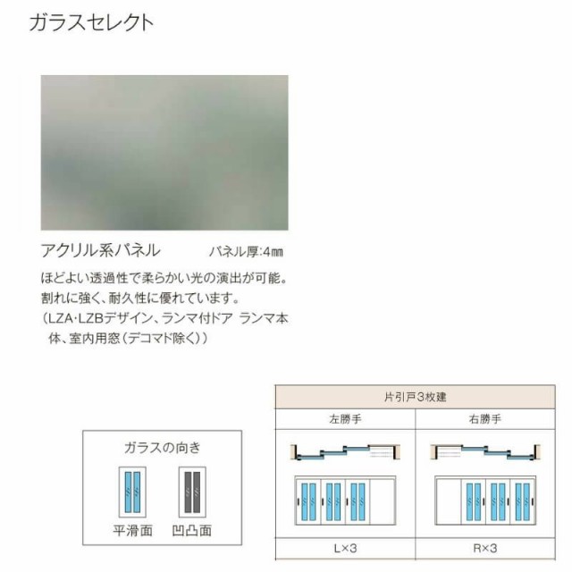 オーダーサイズ リクシル ラシッサＳ 可動間仕切り 引戸上吊方式 片引戸3枚建 ASMKT-LZA ケーシング付枠  W2116〜3916?o×Ｈ1750〜2425?oの通販はau PAY マーケット リフォームおたすけDIY au PAY  マーケット－通販サイト