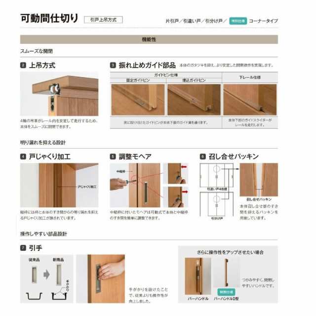 【P10倍 2/28迄】オーダーサイズ リクシル ラシッサＳ 可動間仕切り 上吊方式 引違い戸2枚建 ASMHH-LGM ノンケーシング枠  W1092～1992?o｜au PAY マーケット