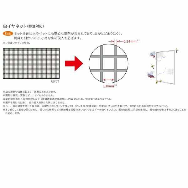 網戸 固定式網戸 縦すべり出し窓(オペレーター) 02611(内法呼称02311)用 サーモスL/2Hシリーズ フレームレス LIXIL リクシル  TOSTEM トス｜au PAY マーケット