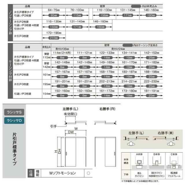 オーダーサイズ 】リクシル ラシッサD パレット 可動間仕切り 引戸上吊