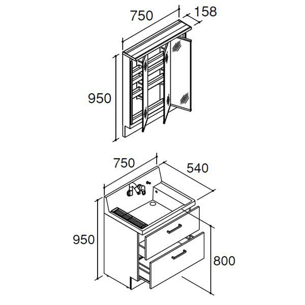 床下収納 スライドタイプ 深型 600 LIXIL TOSTEM リフォーム DIY 建材