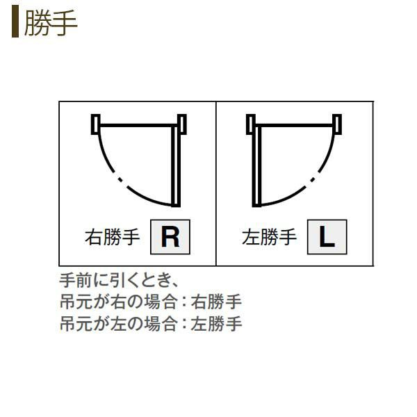 クローゼットドア 片開き戸 A36 ノンケーシング枠 四方枠 04323 [W438