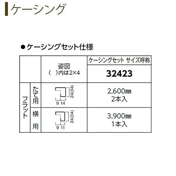 クローゼットドア 3枚折戸 TA/YA1 ケーシング枠 三方枠 24423 [W2445