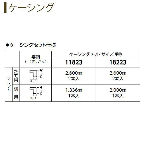 クローゼットドア 2枚折戸 JM ケーシング枠 四方枠 11820 [W1188