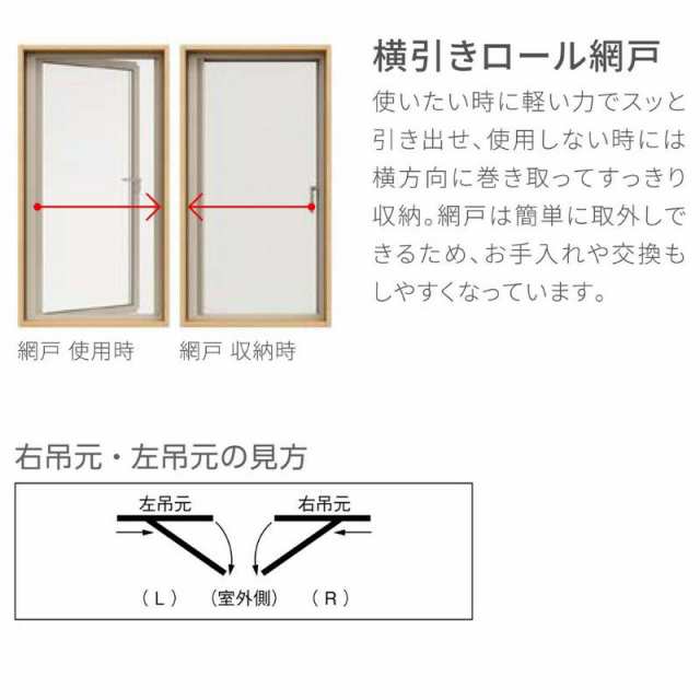 縦すべり出し窓(カムラッチ) 06007(204) サーモスA W640×H770mm 複層ガラス アルミサッシ