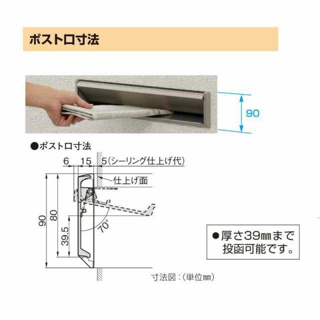 ポイント10倍中】郵便ポスト エクステリアポストG3型 1段ブロック用