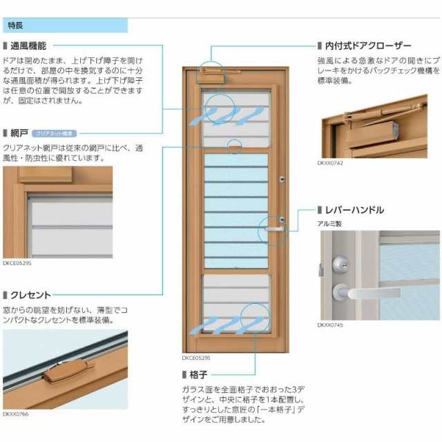 勝手口 通風ドア 半外付 06918 エピソード２ ＮＥＯ W730×H1830 mm YKKap 断熱 樹脂アルミ複合 サッシ 勝手口 通風 ドア 窓  リフォーム DIYの通販はau PAY マーケット - リフォームおたすけDIY | au PAY マーケット－通販サイト