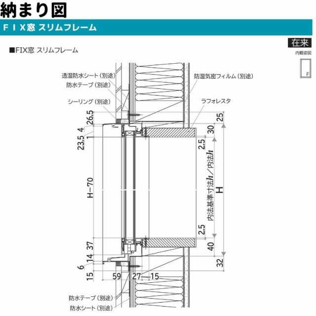 ＦＩＸ窓 スリムフレーム 11403 エピソード２ ＮＥＯ W1185×H370 mm YKKap 断熱 樹脂アルミ複合 サッシ スリムフレーム ＦＩＸ 窓 リフの通販は