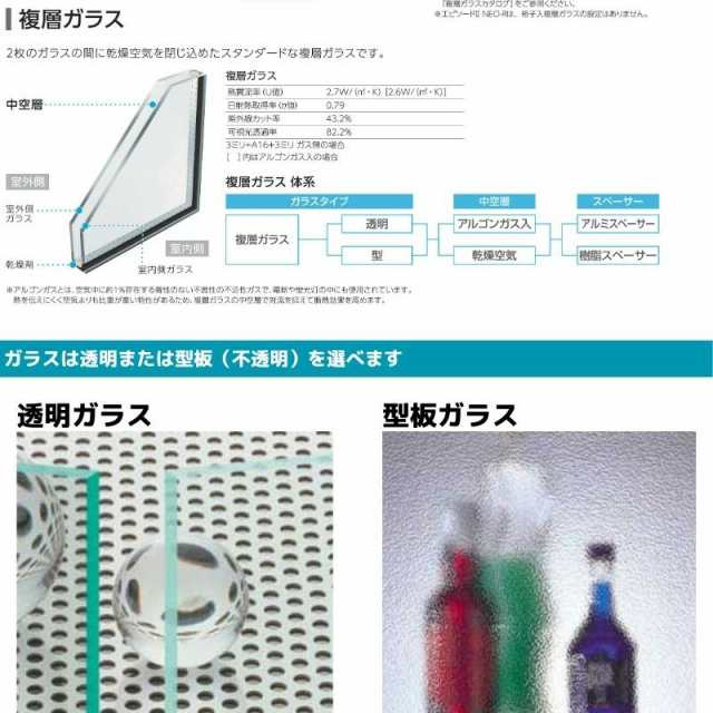 引違い窓 半外付 特注 W1501〜1800×H571〜770 mm フレミングＪ