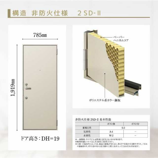 アパート用玄関ドア 2SD-2 C73型 W785×H1919mm 手動錠 断熱仕様D４ 非防火仕様 ランマ無 YKK YKKap 集合住宅ドア  おしゃれ かっこいい の通販はau PAY マーケット リフォームおたすけDIY au PAY マーケット－通販サイト