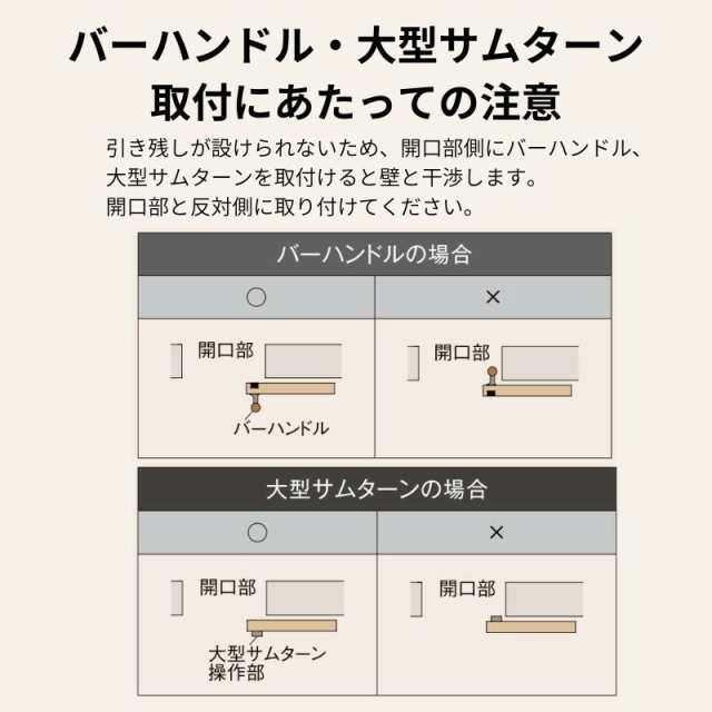 固定枠付】オーダーサイズ 室内引戸 標準タイプ アウトセット