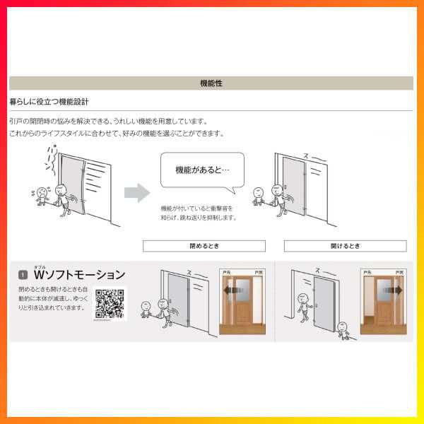 可動間仕切り 引き分け戸 引戸上吊方式 ラシッサS ガラスタイプ LGR ケーシング付枠 3220/3223 リクシル トステム 室内引き戸  上吊り引分｜au PAY マーケット