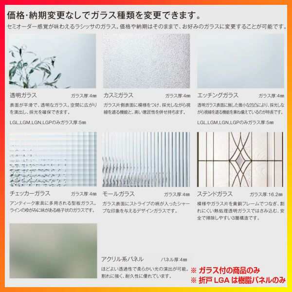 可動間仕切り 引き違い戸 4枚建 引戸上吊方式 ラシッサS ガラスタイプ LGF ノンケーシング枠 3220/3223 リクシル トステム 室内引き戸 上の通販は