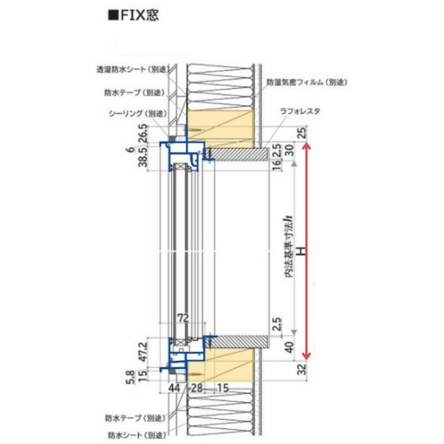 YKKap フレミングJ FIX窓 08307 W870×H770mm PG 複層ガラス 樹脂