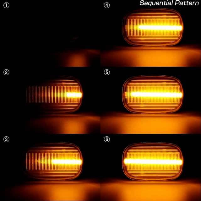 LED サイドマーカー シーケンシャル ウインカー スモーク MR-S ZZW30 20系イプサム RAV4 30系エスティマ ハリアー 50系ビスタ  F-571の通販はau PAY マーケット - オートパーツ専門店 EALE | au PAY マーケット－通販サイト