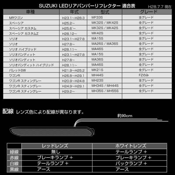 現金特価】【現金特価】ソリオMA15S流星テールランプバックランプ