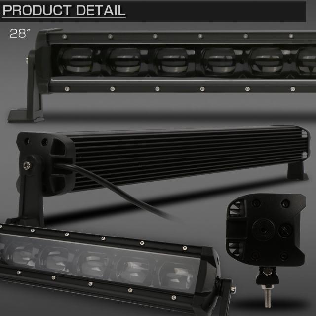 LEDライトバー 作業灯 270W 41インチ ブルー バックライト内蔵 ブラックインナー スポット 22950ルーメン 12V 24V P-546_3