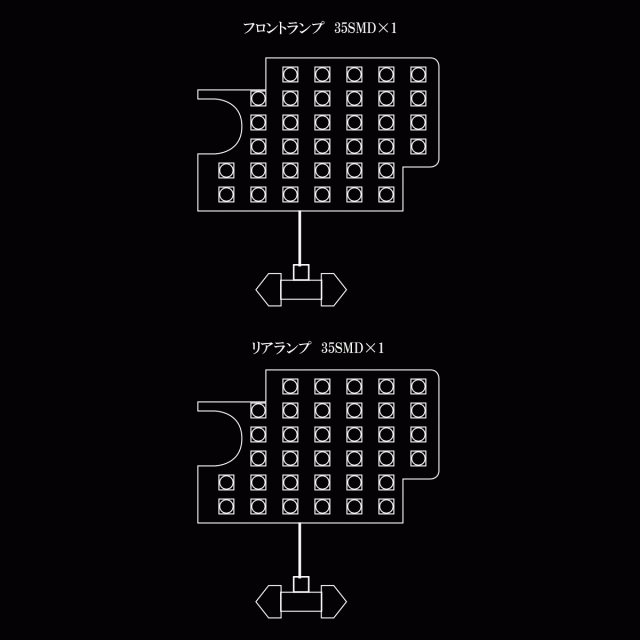 LED ルームランプ プロボックス 50系 160系 サクシード NCP160V 165V系 ホワイト 7000K 純白色 R-281の通販はau  PAY マーケット - オートパーツ専門店 EALE