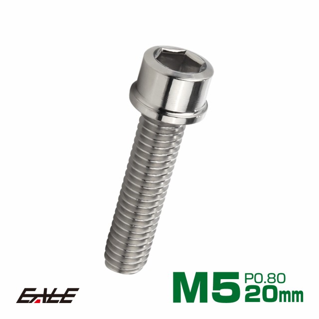 SUS304 キャップボルト M5×20mm P0.8 六角穴付きボルト スリムヘッド シルバー ステンレス製 TB0184の通販はau PAY  マーケット - オートパーツ専門店 EALE