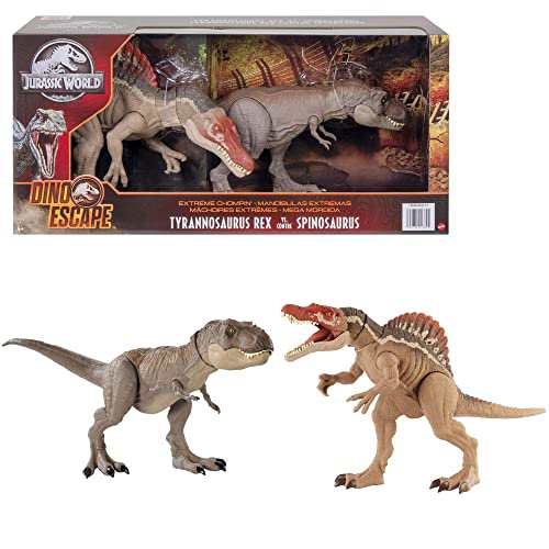 マテル ジュラシックワールド(JURASSIC WORLD) かみつき! T-レックス VS. かみつき! スピノサウルス恐竜フィギュア2体セット全長50cm&54cの通販はau  PAY マーケット - MIKIYA | au PAY マーケット－通販サイト