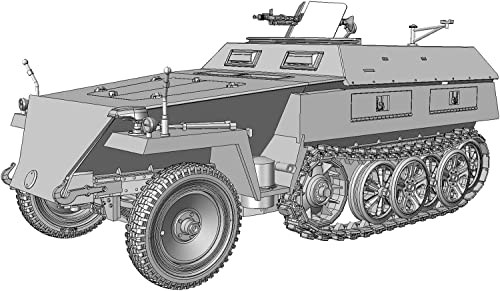 ダス・ヴェルク 1/35 ドイツ軍 le.SPW Sd.Kfz.250/1 B型(ノイ) ハーフトラック プラモデル USCDW35029 成型色