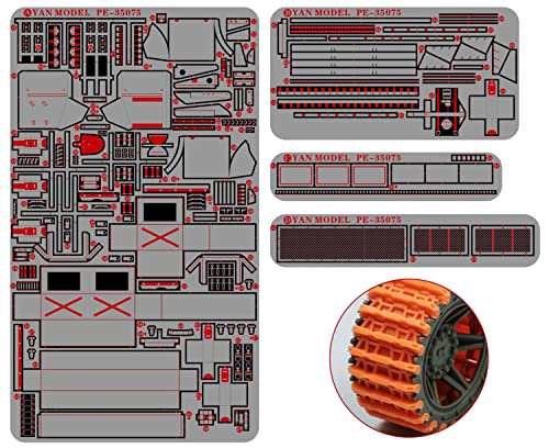 イェンモデル 1/35 ドイツ軍 II号戦車 L型ルクス 後期型用 グレードアップセット (ボーダーモデルBT018用) プラモデル用パーツ PE-35075S