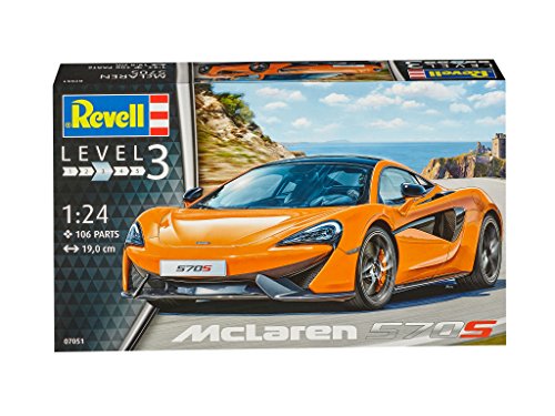 ドイツレベル 1/24 マクラーレン 570S プラモデル 07051 ggw725x 07051 ドイツレベル 1/24 マクラーレン 570S【7051:4009803070513】