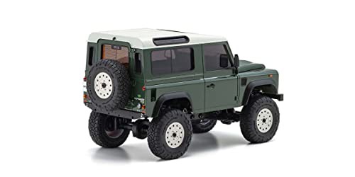 京商 ラジオコントロール 電動 クローリングカー ミニッツ4×4シリーズ レディセット ランドローバー ディフェンダー 90 コニストングリ