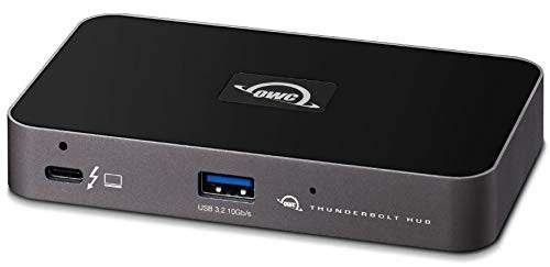 OWC Thunderbolt Hub（Mac/Windowsパソコン向けThunderbolt 4対応 3ポートハブ）アミュレットオリジナル日本語クイックガイド付き