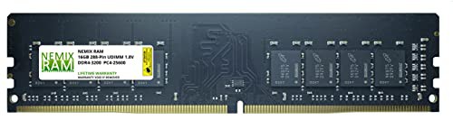 NEMIX RAM 16GB DDR4-3200 PC4-25600 Non-ECC Unbuffered デスクトップメモリ by NEMIX RAM