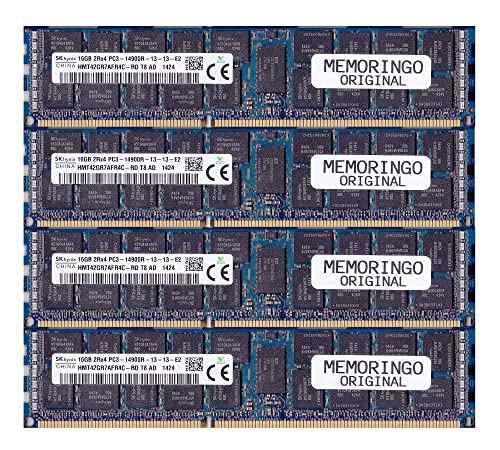 MacPro用メモリ 64GB(16GB×4枚組) DDR3 PC3-14900R 1866MHz 240pin RDIMM メモリンゴオリジナル商品