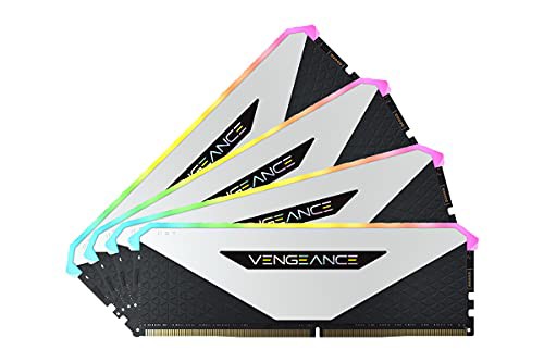 CORSAIR DDR4-32GB 3600MHz CL18 デスクトップPC用メモリ VENGEANCE RGB RT ホワイト 32GB [8GB×4枚] CMN32GX4M4Z3600C18W(2021新モデル optimized の通販は 21,243円