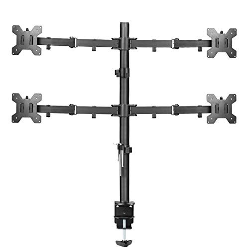 suptek 4画面 クランプ式 モニターアーム 液晶ディスプレイ スタンド 13-27インチ対応 水平多関節 耐荷重10kg（1台） VESA規格75-100mm MD6884の通販は 10,700円