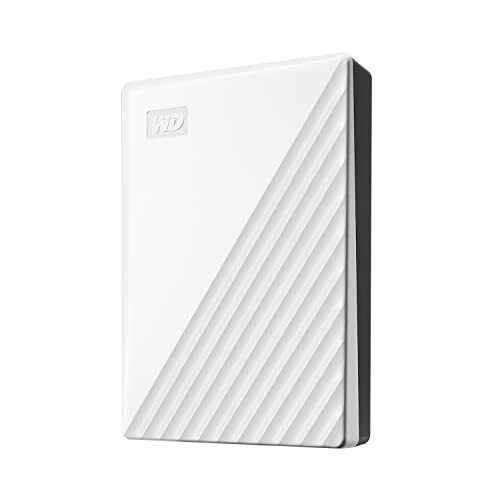 WESTERNDIGITAL WD ポータブルHDD 4TB USB3.0 ホワイト My Passport 暗号化 パスワード保護 外付けハードディスク / 3年 WDBPKJ0040BWT-W