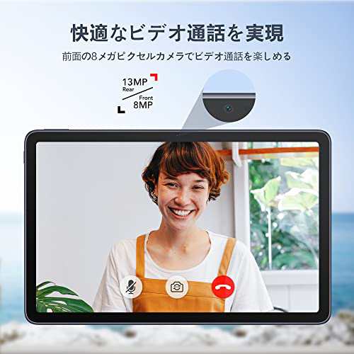 TCL (ティーシーエル) 10.36 インチ Android タブレット/TCL TABMAX 10.4 タブレット 2K FHD+/6GB RAM+256GB ROM (512GB 拡張可能)/8000m