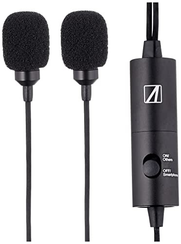 エアリア デュアルピンマイク ピンマイク マイク 二人用 ミニクリップマイク 3.5mm/6.35mm対応ミニプラグ YouTube 配信 プレゼン テレワーク ゲーム実況 インタビュー SD-PiZWEI-B ブラックの通販は