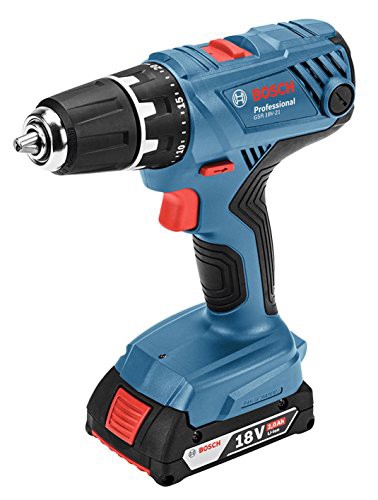 Bosch Professional(ボッシュ) 18V コードレスドライバードリル (2.0Ahバッテリー2個・充電器・キャリングケース付) GSR18V-21