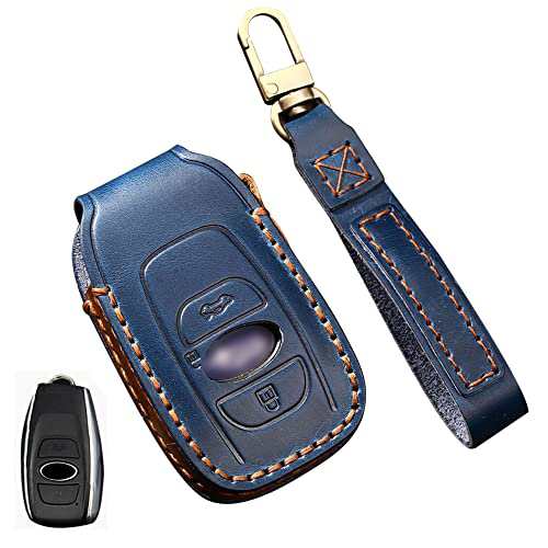 スバル キーケース SUBARU車用 スマートキーケース キーカバー 3ボタン 本革 レザー スバル専用設計 スマートキーカバー 高級 スタイリッシュ アクキーカバー キーホルダー オシャレ スバル レヴォーグ レガシィ B4 インプレッの通販は 5,300円