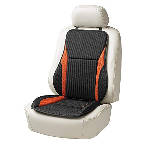 ボンフォーム シートクッション スポーツホールド 軽/普通車 背もたれ付ダブル ストッパー付き 丸洗いOK 45x98cm オレンジ 5742-07ORの通販は 6,200円